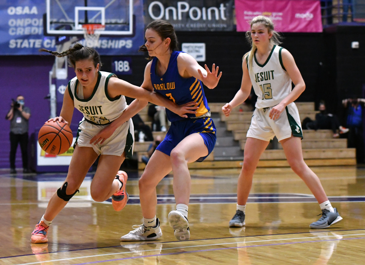 Barlow Jesuit girls basketball Taylor Balkom 31